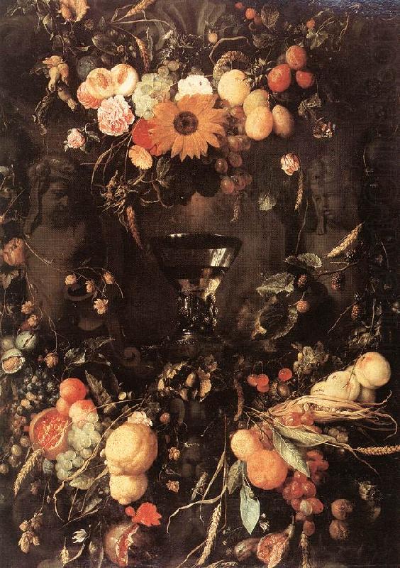 HEEM, Jan Davidsz. de Fruit and Flower Still-life dg china oil painting image